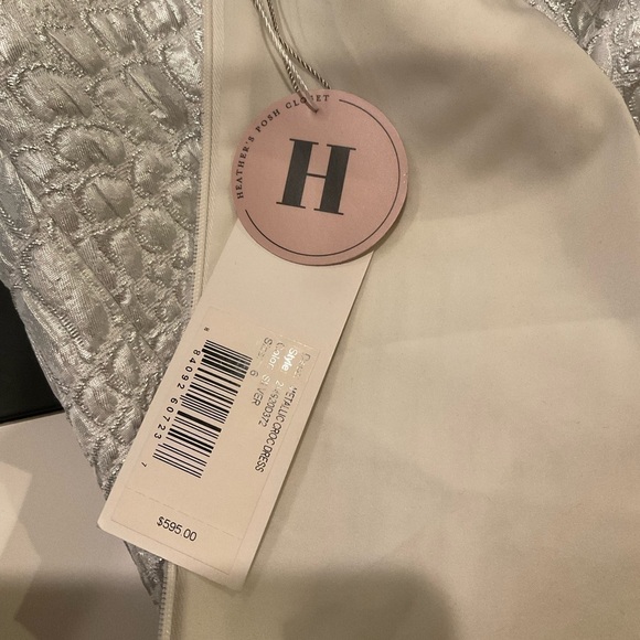 Rebecca Taylor silver dress. Brand New with tags! - Picture 9 of 9